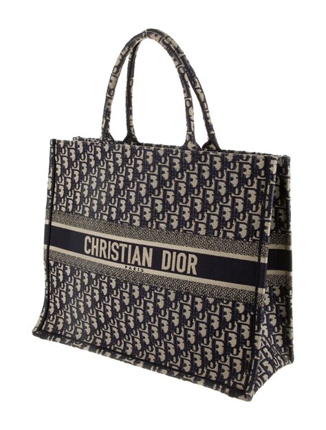 christian Dior oblique book tote